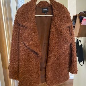 Lined teddy coat